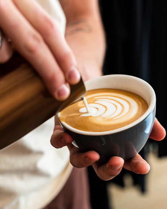 latté art in Gamba